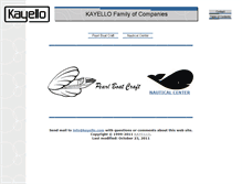 Tablet Screenshot of kayello.com